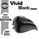 Vivid Black Stretched Tank Cover Fits 09+ Harley Touring Street Road Glide