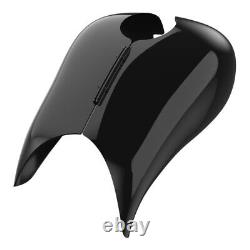 Vivid Black Stretched Tank Cover Fits 09+ Harley Touring Street Road Glide