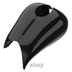 Vivid Black Stretched Tank Cover Fits 09+ Harley Touring Street Road Glide