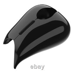 Vivid Black Stretched Tank Cover Fits 09+ Harley Touring Street Road Glide