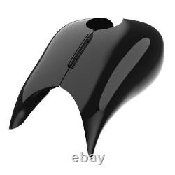 Vivid Black Stretched Tank Cover Fits 09+ Harley Touring Street Road Glide