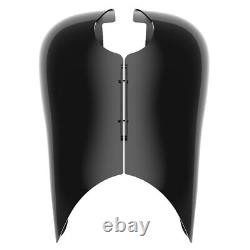 Vivid Black Stretched Tank Cover Fits 09+ Harley Touring Street Road Glide