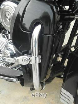 Vivid Black Touring Lower Vented Fairing fits HD Harley Road King Glide FLT FLH