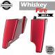 Whiskey Fire Stretched Extended Saddlebag Fits Harley Street Road Glide