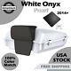 White Onyx Pearl Razor Tour Pack Pak Pad Luggage Fits Harley Touring/softail 97+