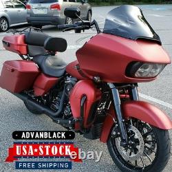 Wicked Red Denim Razor Tour Pack Luggage Fits 97+ Harley Touring / Softail